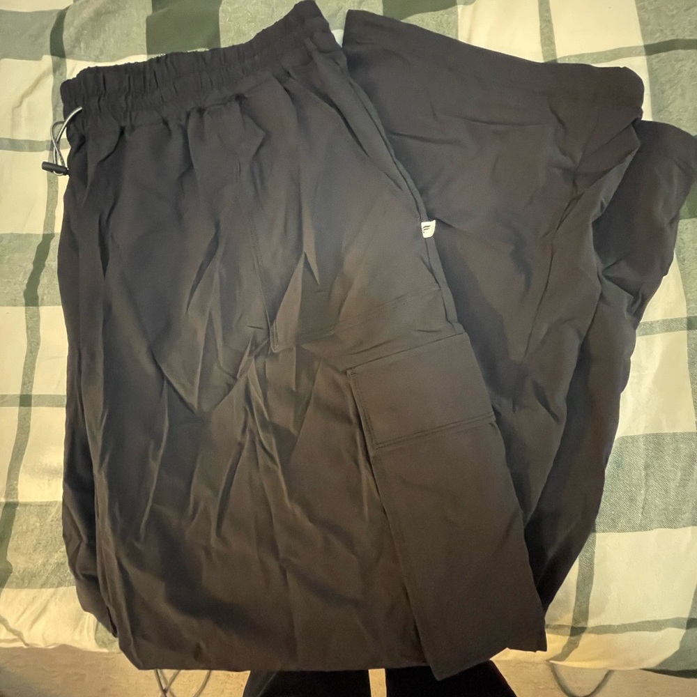 Fabletics Black Cargo Pants Durable and Versatile